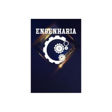 Imagem de Painel De Festa Vertical 1,50 x 2,20 - Engenharia Azul e Dourado 018 -