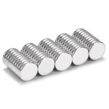 Imagem de 20pcs. Imã De Neodímio 8x1,5 Redondo Pequeno 8mm X 1,5mm N35 - Neoimp