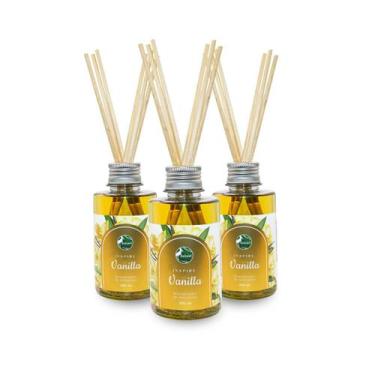 Imagem de Kit 3 Aromatizador Ambiente Difusor Vanilla Baunilha Linha Inspire Per