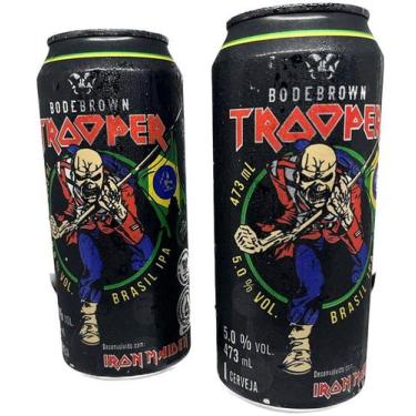 Imagem de Kit Presente 2 Cervejas Iron Maiden Trooper Ipa Latão 473ml