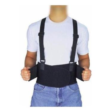 Imagem de Cinta Lombar Faixa Ergonômica Postural Proteção Carga Pesada - oem