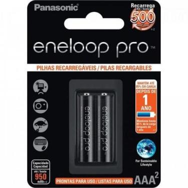 Imagem de Pilha Recarregável 1,2V AAA 950mAh Eneloop Pro (C/2 Pilhas) Panasonic 