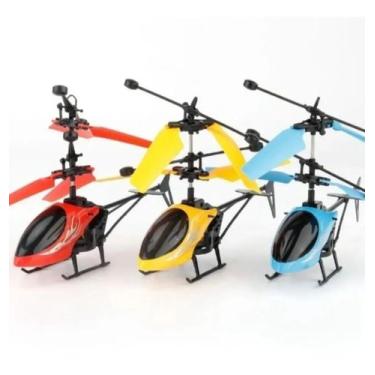Imagem de Mini Helicóptero Sensor Infravermelho Recarregável - DM TOYS