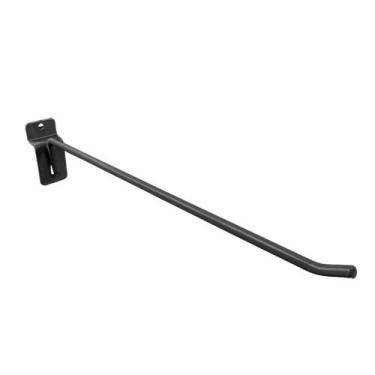 Imagem de 20 Gancho Para Painel Canaletado 25cm Arame 5mm Preto - Bedetti, Preto