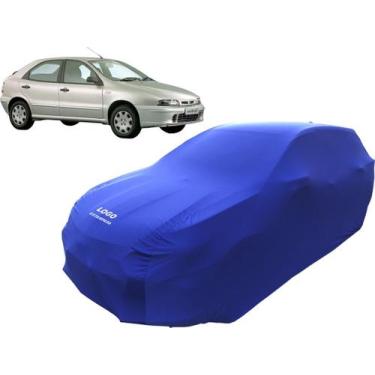 Imagem de Capa Para Carro De Tecido Lycra Fiat Brava Anti-risco - Mz, Azul