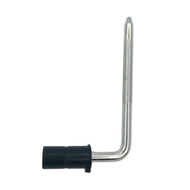 Imagem de TUOREN Braço de tambor eletrônico 10-22 mm Super L-Rod com extremidade de choque de plástico, suporte de tambor eletrônico Tom Drum Mount para várias braçadeiras, acessório de bateria eletrônica