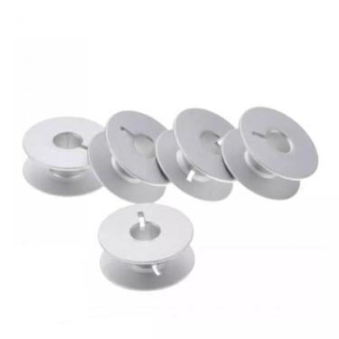 Imagem de Kit 10 Bobinas Carretilha Alumínio e Ferro Máquina Zig Zag Industrial 