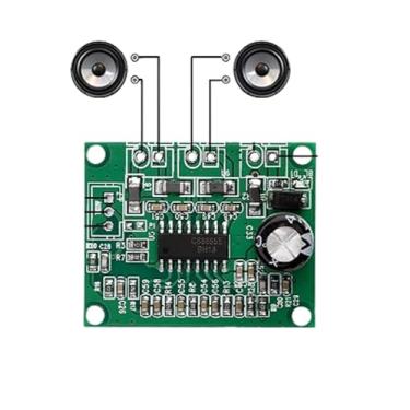 Imagem de Placa Amplificadora 2x15w Com Decodificador Mp3 / 7v - 16v