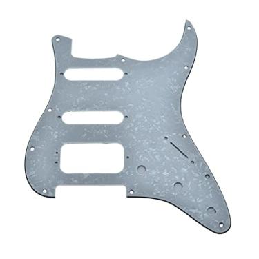 Imagem de Dopro Suporte de captador Humbucking com 3 parafusos Strat HSS para guitarra American Fender Stratocaster White Pearl