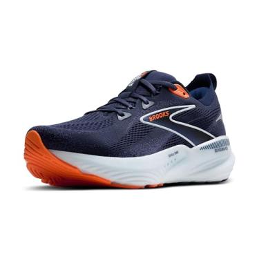 Imagem de Brooks Tênis de corrida masculino Glycerin GTS 22, Pavão/fita azul/laranja, 43
