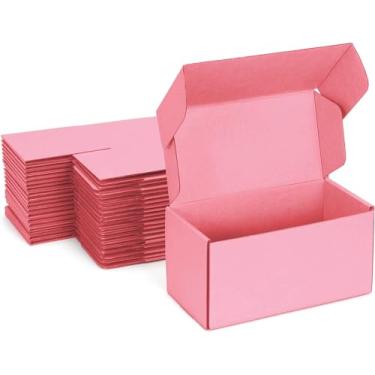 Imagem de Yidomto Caixas de Remessa Rosa 6X4X4 para Embalagem de Remessa de Correspondência Pacote com 25 Caixas de Papelão Ondulado para Embalagem de Pequenas Empresas