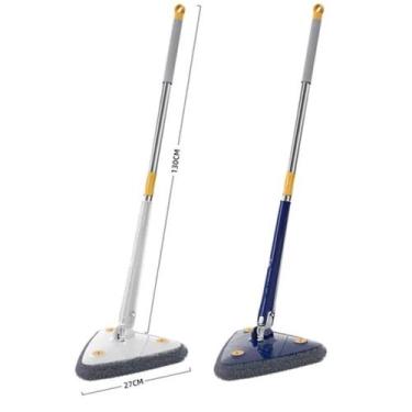 Imagem de Esfregão Mop Giratório Triangular Limpa Chão Vidro Teto - Saz Comércio