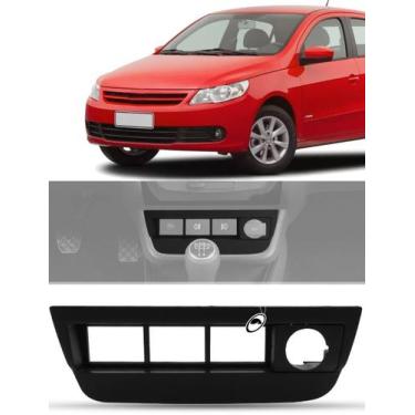 Imagem de Moldura Suporte Porta Botões 4 Posições Gol G5 Preto - Ludovico