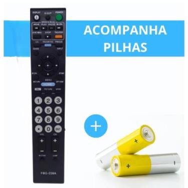 Imagem de Controle Remoto TV Compatível Sony Bravia LCD LED  FBG 039A
