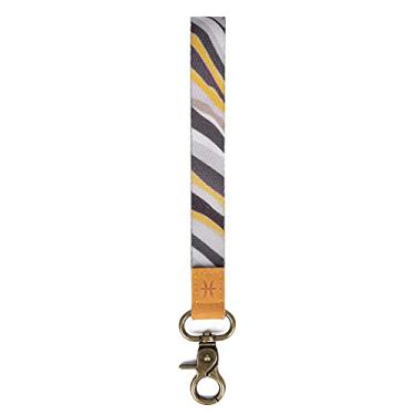 Imagem de Cordão de pulso para chaves, cordão de pulso, chaveiros femininos e masculinos (listra D)