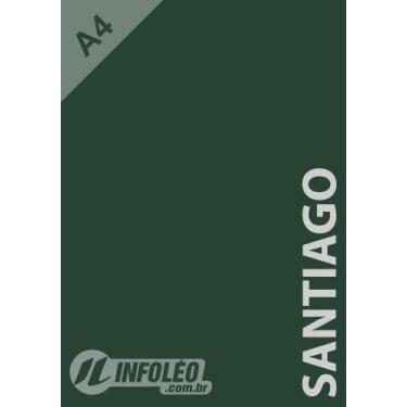 Imagem de Papel Color Plus A4 180 gramas Santiago (Verde Musgo), 10 Folhas