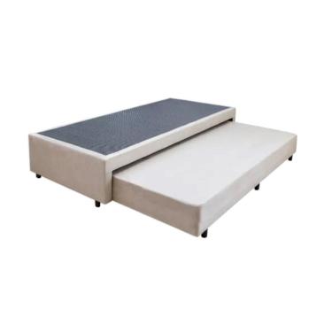 Imagem de Bicama com Cama Auxiliar Ortopédica Solteiro 78x188x38cm