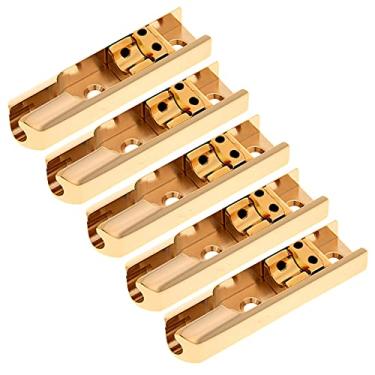 Imagem de Kit De Ponte Para Contra Baixo 5 Cordas Dourada Monorail