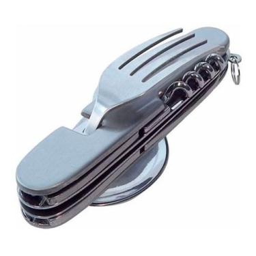 Imagem de Canivete Multifuncional Retrátil Acampamento Trilha Portátil - Genéric