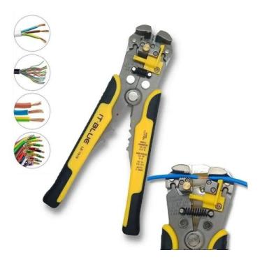 Imagem de Alicate Descascador Fios Cortador Auto Ajustável Elétrica LE-1919 - It