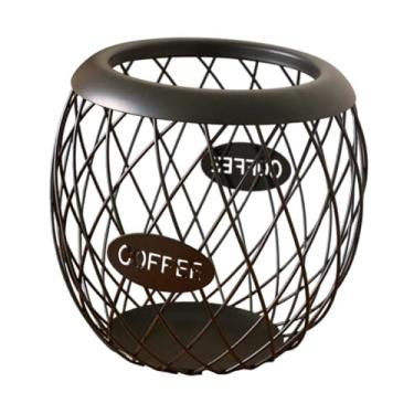 Imagem de ＫＬＫＣＭＳ Recipiente de cafeteira, cesta de cápsulas de café, acessórios para café expresso Coffee Organizer para cafeteria de , Preto