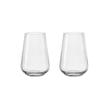 Imagem de Copo de Cristal Bohemia 380 ml Sandra 2 Peças - Bohemia Crystal