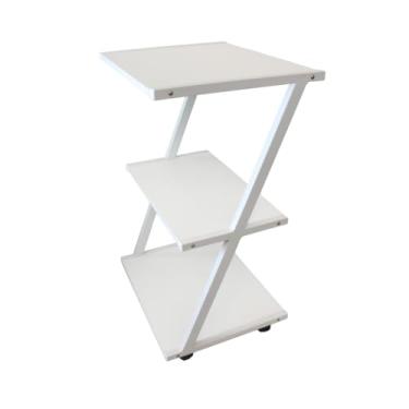 Imagem de Mesa Carrinho Auxiliarpara Esteticistas, Dentistas, Fisioterapeutas, Salões e Consultório Médico(MESA Z BRANCA)