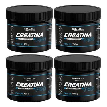 Imagem de Kit Creatina Pro Monohidratado Pó Natunéctar 150g – 4 unidades-Unissex