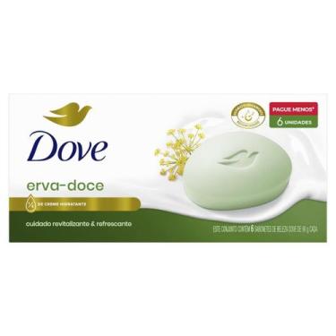 Imagem de Kit Sabonete Barra Dove Erva Doce e Camomila com 6 Unidades - NAO INFO