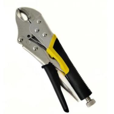 Imagem de Alicate de Pressão Cabo Emborrachado 10" Pol Mordente Curvo Fertak