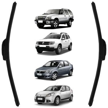 Imagem de Palheta Aerofit Bosch Esquerda + Direita Renault Logan 2007 A 2013