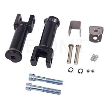 Imagem de Kit de suporte para pés de passageiros Suporte de Peg de pé para Harley Davidson Softail 2018-2020 (preto brilhante)