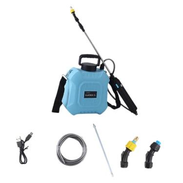 Imagem de Ｂｅｓｇａ Pulverizador de jardim elétrico recarregável com alça de ombro, varinha extensível multifuncional para banho de animais de estimação, 5l