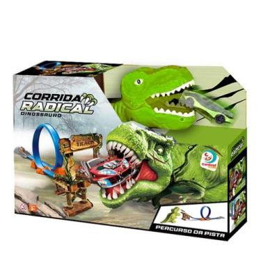 Imagem de Corrida Radical - Dinossauro, Pinta de carrinho com Dino - Cardoso Toy