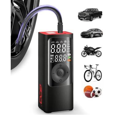 Imagem de Inflador de pneus BDO Compressor de ar portátil 150PSI sem fio