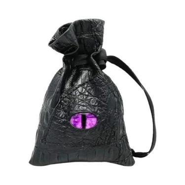 Imagem de Bolsa de Dados de Couro PU com Cordão para Cartas de Tarô e Oracle, Ta
