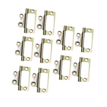 Imagem de IEUDNS 10 peças de dobradiças de porta de ferro, acessórios versáteis e resistentes para estante, sala de estar, casa e uso doméstico, Multicolorido