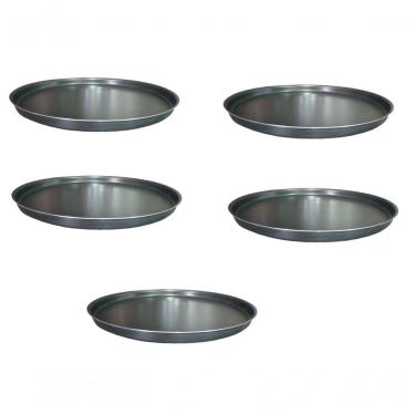 Imagem de Jogo 5 Formas De Pizza Assadeiras Antiaderentes Nº35 Docesar