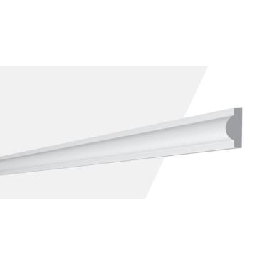 Imagem de Boiserie Rodameio De Poliestireno M2 21mm X 200cm X 2cm Branco