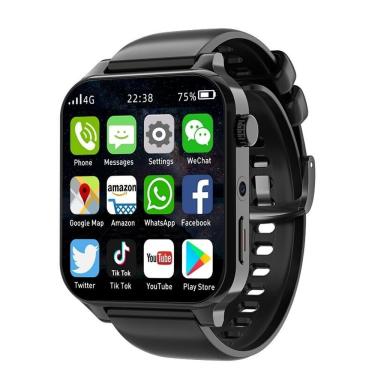 Imagem de Smartwatch Masculino Smartch Mtk67611 à Prova D'água Preto 4gb Rab 64gb Rom