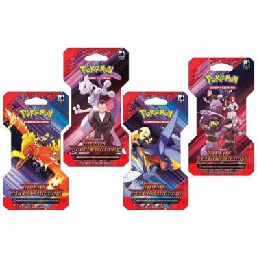 Imagem de Booster com 6 Cartas Pokémon Escarlate e Violeta Rivais Predestinados 