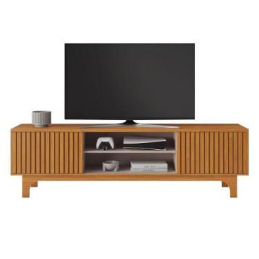 Imagem de Rack Trunfo para TV até 70 Polegadas com Porta Ripada JCM Movelaria Ci