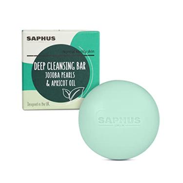 Imagem de SAPHUS Sabonete Em Barra Para Limpeza Facial, De Facial Balanceador Com Aminoácidos E Óleo Jojoba Esfoliação Suave Pele Oleosa, Sem Sulfato Resíduos
