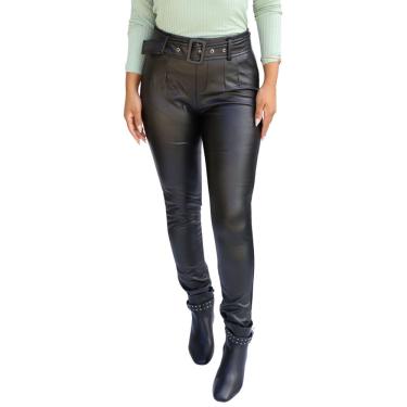 Imagem de Calça Feminina Montaria Corino Cós Alto Facinelli 240472