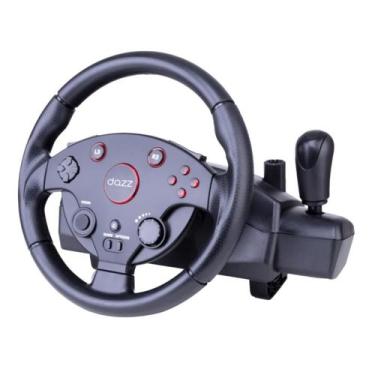 Imagem de Volante Force Driving Dazz Compatível com PC PS5 e Xbox Com Pedais e V