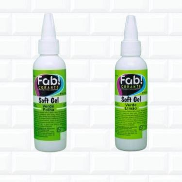 Imagem de Kit 2 Corante Softgel Verde Confeitaria Alimentício Doces - FAB