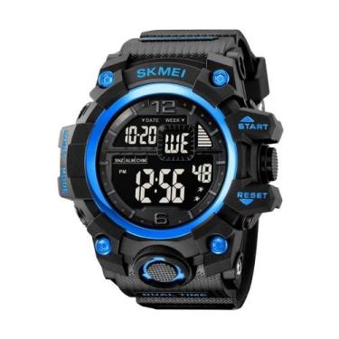 Imagem de Relógio Masculino Skmei Digital 2245 Preto E Azul