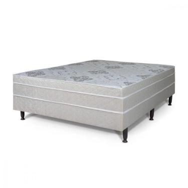 Imagem de Cama Box Casal Conjugada Golden 138x188x37cm Bege Hellen Bege - HELLEN