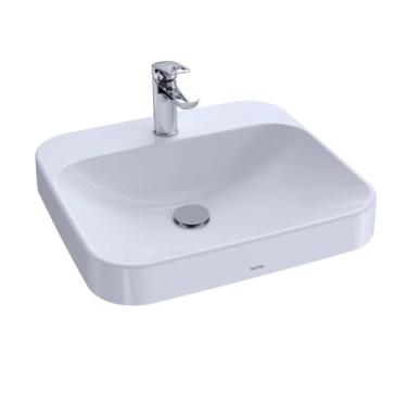 Imagem de Toto LT415G#01 ARVINA RECTANGLE VESSEL LAV INSET, 50,8 cm L