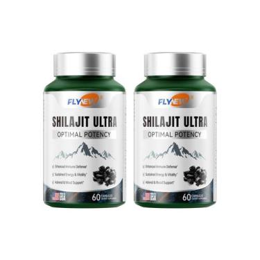 Imagem de Suplemento Flynew Shilajit 60 cápsulas para homens e mulheres